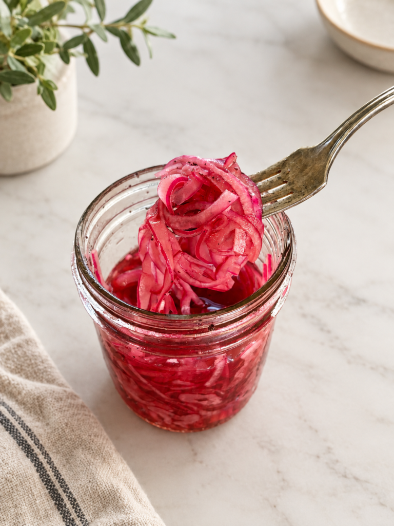 Sumac Pickled Red Onions