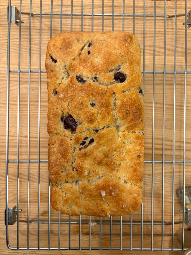 Olive Rosemary Focaccia Loaf